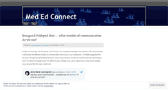 Desktop Screenshot of mededconnect.wordpress.com