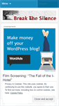 Mobile Screenshot of nwbreakthesilence.wordpress.com