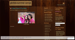 Desktop Screenshot of glorietacamps.wordpress.com