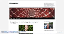 Desktop Screenshot of maiasworld.wordpress.com