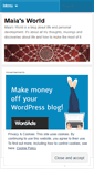 Mobile Screenshot of maiasworld.wordpress.com