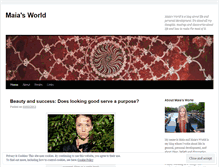 Tablet Screenshot of maiasworld.wordpress.com