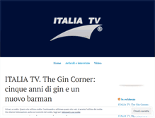 Tablet Screenshot of italiatv.wordpress.com