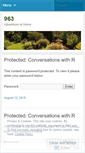 Mobile Screenshot of our963.wordpress.com