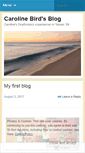 Mobile Screenshot of carolinebird.wordpress.com