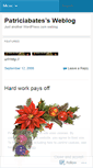 Mobile Screenshot of patriciabates.wordpress.com