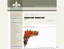 Tablet Screenshot of patriciabates.wordpress.com