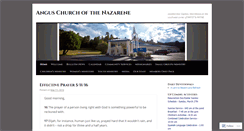 Desktop Screenshot of anguschurch.wordpress.com