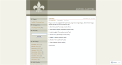 Desktop Screenshot of annisasafitri.wordpress.com