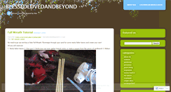 Desktop Screenshot of blessedlovedandbeyond.wordpress.com