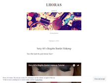 Tablet Screenshot of lhoras.wordpress.com