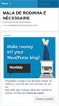 Mobile Screenshot of maladerodinhaenecessaire.wordpress.com