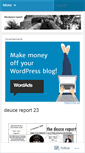 Mobile Screenshot of deucereport.wordpress.com