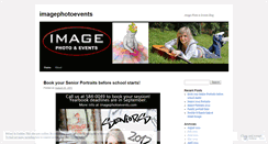 Desktop Screenshot of imagephotoevents.wordpress.com