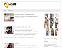 Tablet Screenshot of myyogacam.wordpress.com