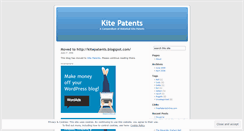 Desktop Screenshot of kitepatents.wordpress.com