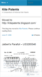 Mobile Screenshot of kitepatents.wordpress.com