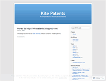 Tablet Screenshot of kitepatents.wordpress.com