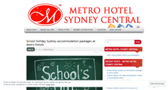 Desktop Screenshot of metrohotelsydneycentral.wordpress.com