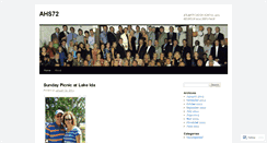 Desktop Screenshot of ahs72.wordpress.com