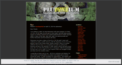 Desktop Screenshot of plutoneium.wordpress.com