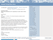 Tablet Screenshot of jornaldasartes.wordpress.com