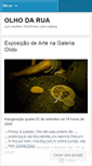 Mobile Screenshot of olhodarua2009.wordpress.com
