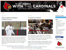 Tablet Screenshot of louisvillefootball.wordpress.com