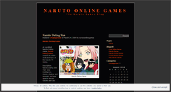 Desktop Screenshot of narutoonlinegames.wordpress.com