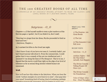 Tablet Screenshot of franklygreatbooks.wordpress.com