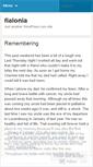 Mobile Screenshot of fialonia.wordpress.com