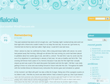 Tablet Screenshot of fialonia.wordpress.com