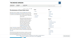 Desktop Screenshot of moviehorizon.wordpress.com