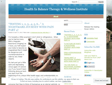 Tablet Screenshot of hibtherapy.wordpress.com