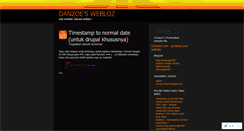 Desktop Screenshot of danzoe.wordpress.com