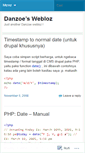Mobile Screenshot of danzoe.wordpress.com