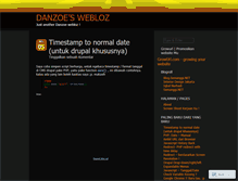 Tablet Screenshot of danzoe.wordpress.com