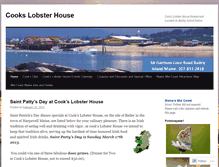 Tablet Screenshot of cookslobsterhouse.wordpress.com