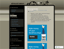 Tablet Screenshot of biokulu.wordpress.com