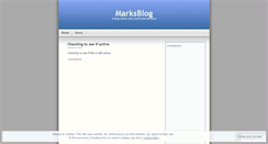 Desktop Screenshot of markcasimer.wordpress.com