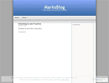 Tablet Screenshot of markcasimer.wordpress.com