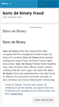 Mobile Screenshot of miami.bancdebinaryfraud.wordpress.com