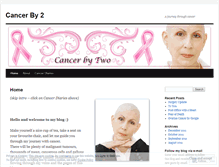 Tablet Screenshot of cancerby2.wordpress.com