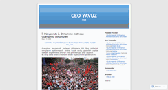 Desktop Screenshot of ceoyavuz.wordpress.com