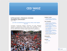 Tablet Screenshot of ceoyavuz.wordpress.com