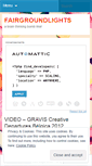 Mobile Screenshot of fairgroundlights.wordpress.com