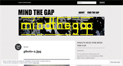 Desktop Screenshot of mindthegapldn.wordpress.com
