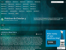 Tablet Screenshot of cienciapractica.wordpress.com