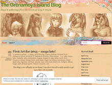Tablet Screenshot of grenamoyaisland.wordpress.com