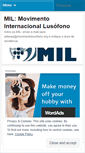 Mobile Screenshot of movimentolusofono.wordpress.com